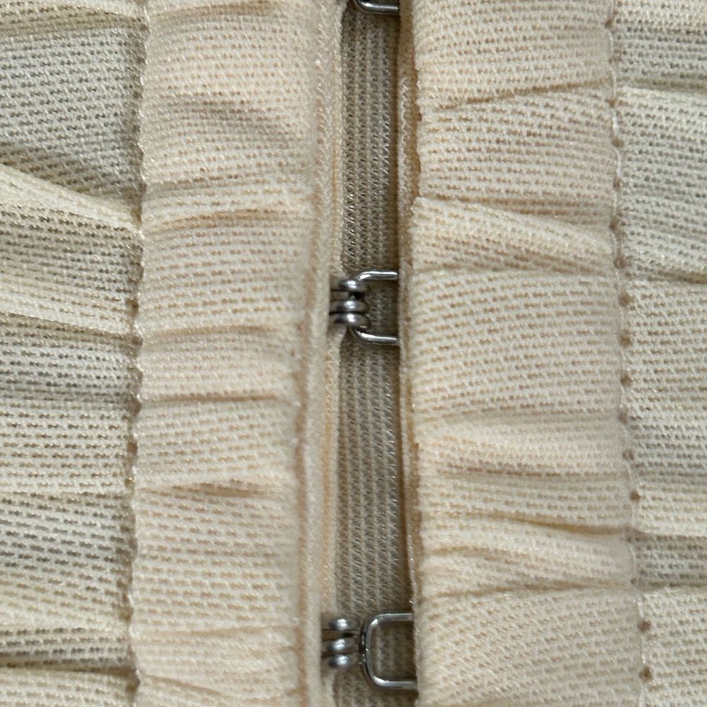 Windsor Women's Cream Colored Padded Clasp Secured Bustier Size Small - Picture 7 of 12